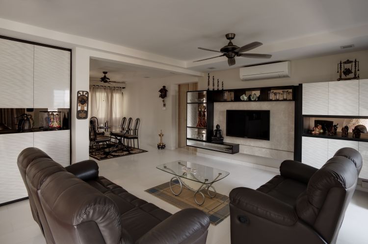 Contemporary, Modern Design - Living Room - HDB 5 Room - Design by Classic Ideas Design & Build Pte Ltd